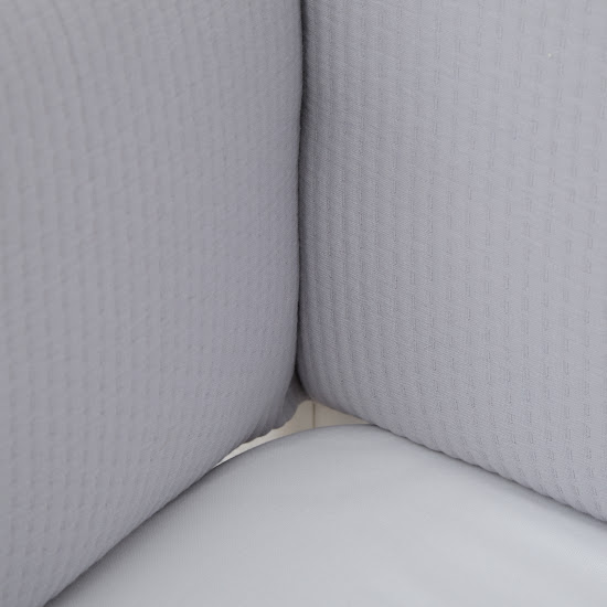 Бампер Twins Cotton 240 см сірий