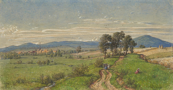 Ansicht von Unterliederbach 1861