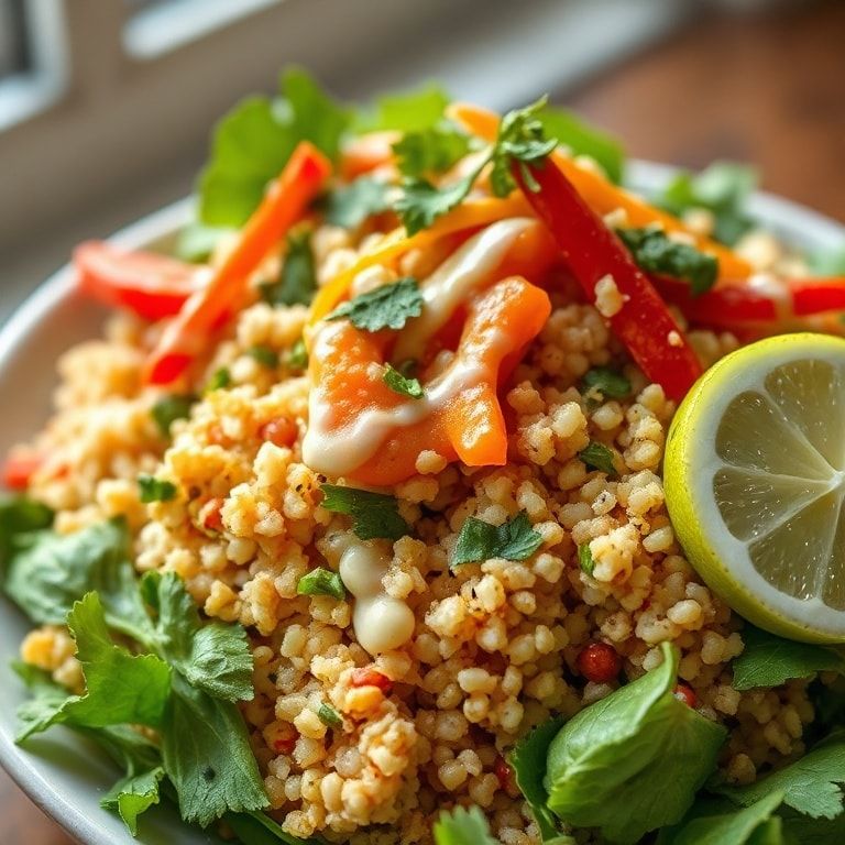 Easy Thai Quinoa Salad with Crunchy Veggies and Lime Dressing – Quick, Fresh, & Protein‑Packed finished