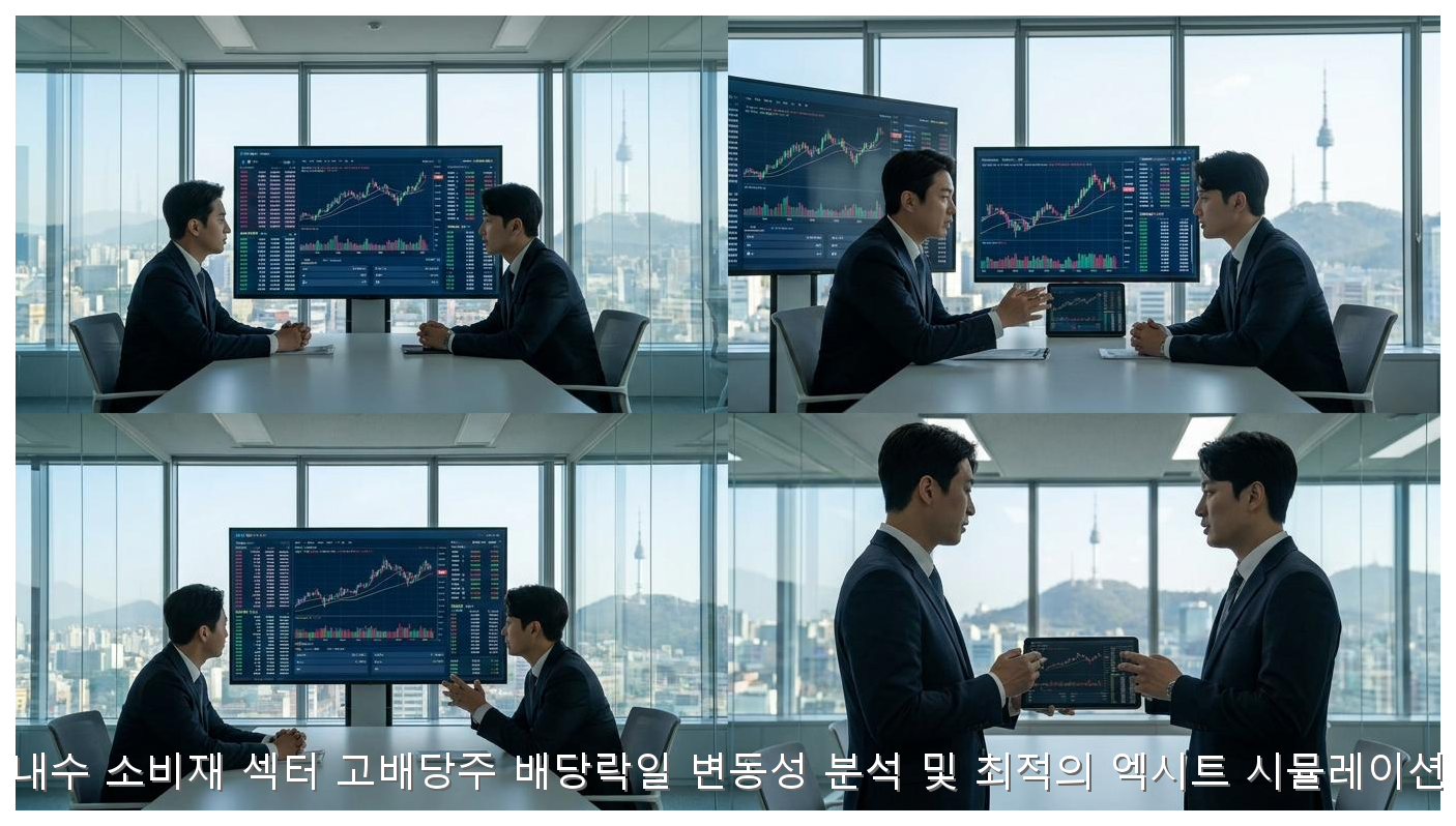내수 소비재 섹터 고배당주 배당락일 변동성 분석 및 최적의 엑시트 시뮬레이션 핵심 안내 및 분석 인포그래픽 (8)