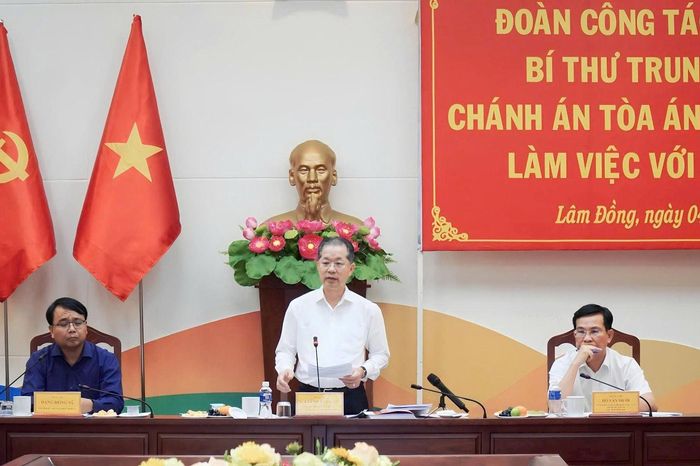 Bí thư Trung ương Đảng: Lâm Đồng sớm hoàn thiện quy hoạch - Báo Công Lý