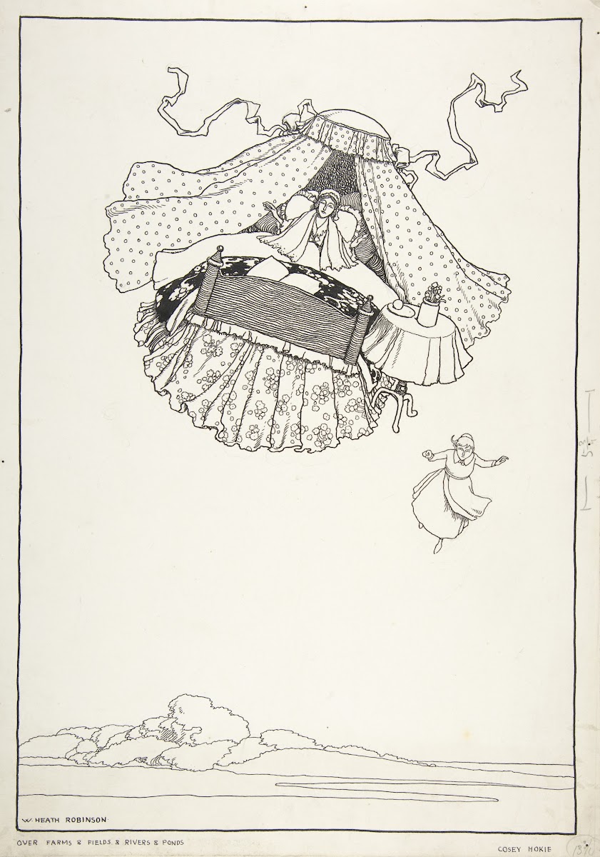 Over Farms and Fields and Rivers and Ponds Cosey Hokie Topsy Turvy Tales circa 1