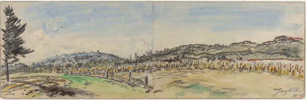 Countryside near Brezins between Grenoble and Vienne 1880s