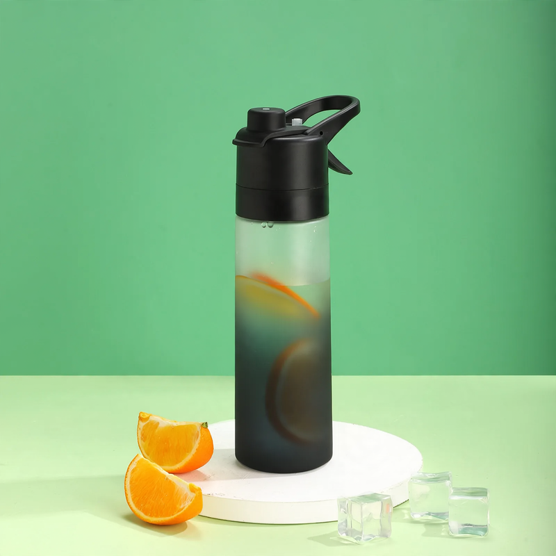 Spray Bottle with Straw, 650 ml, Tritan