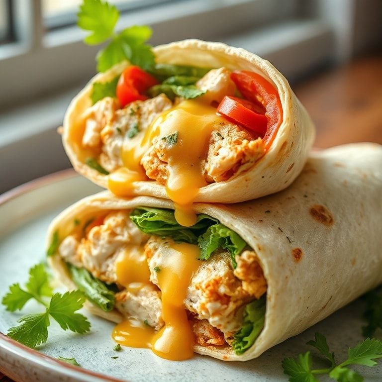 Easy Chicken Caesar Wrap Recipe for Quick Dinners - Simple & Delicious finished