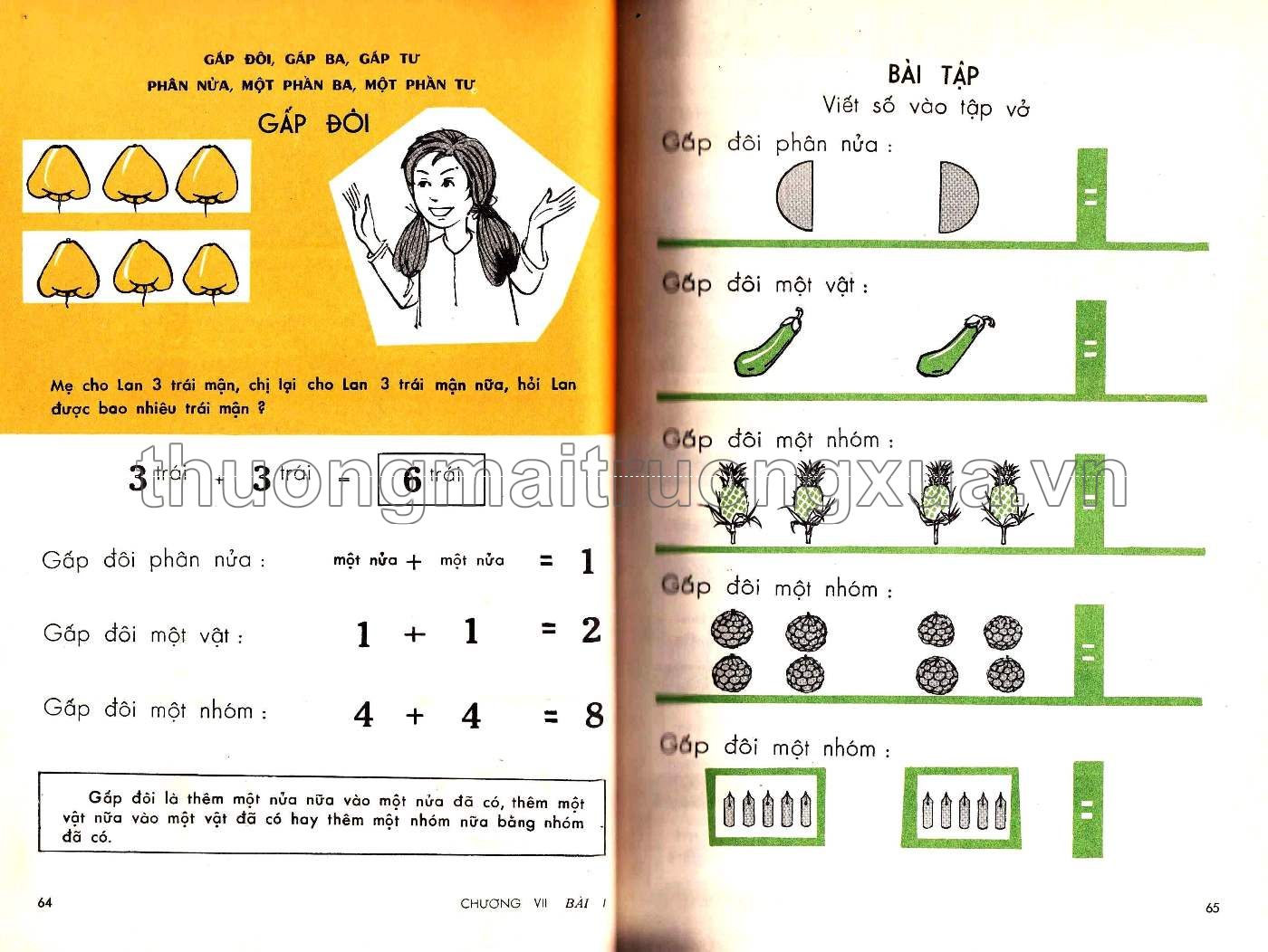 Em học toán lớp tư (1965) - Trang 33