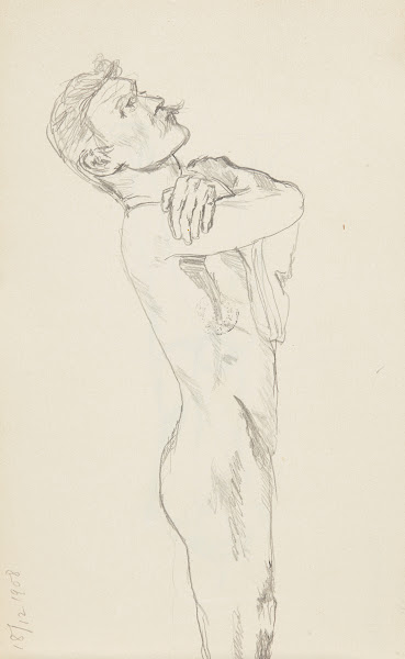 akt leżącego mężczyzny 1909