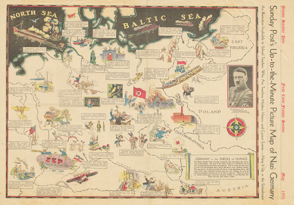 Sunday Posts Up To The Minute Picture Map Of Nazi Germany Germany In The Throes