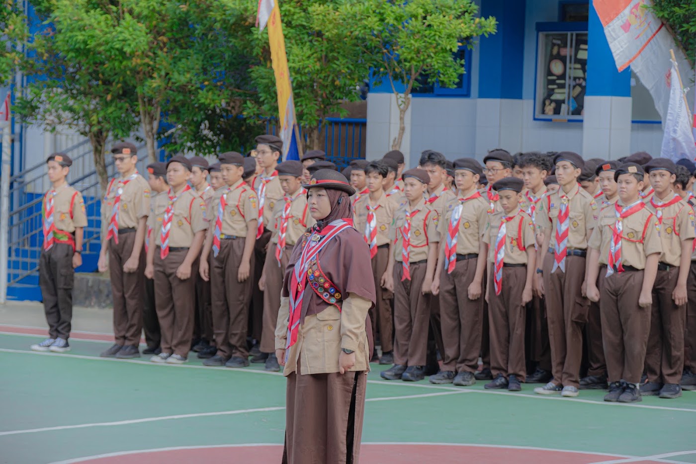 Kegiatan Pramuka siswa SMP IT Cordova