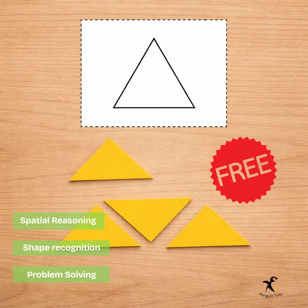 Triangle Shape Puzzle Activity | Spatial Reasoning, Shape Recognition & Problem Solving