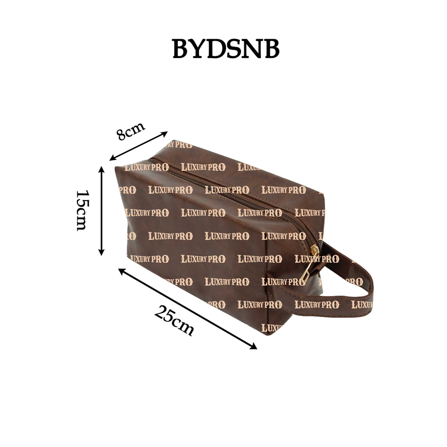3D Leather clutch