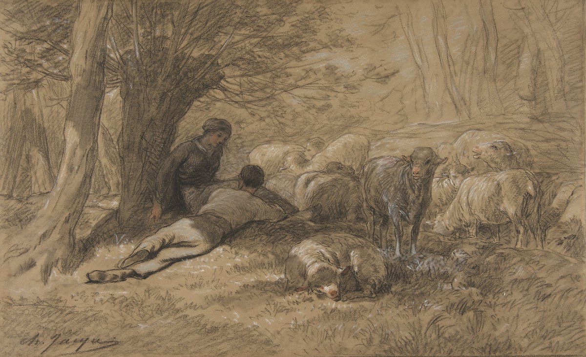 Tending the Sheep 19th century