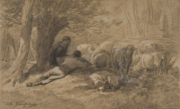 Tending the Sheep 19th century