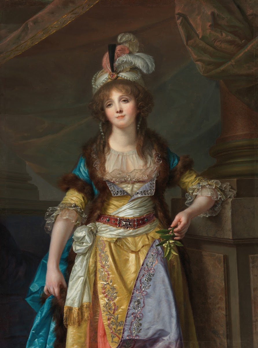 Portrait of a Lady in Turkish Fancy Dress circa 1790