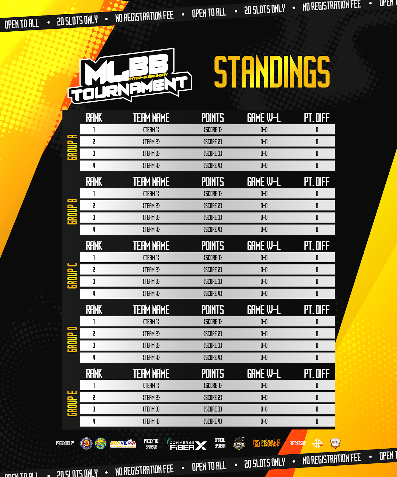Standings — Social Media