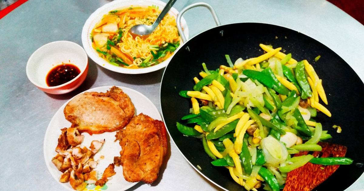 Đậu hà lan xào bắp
