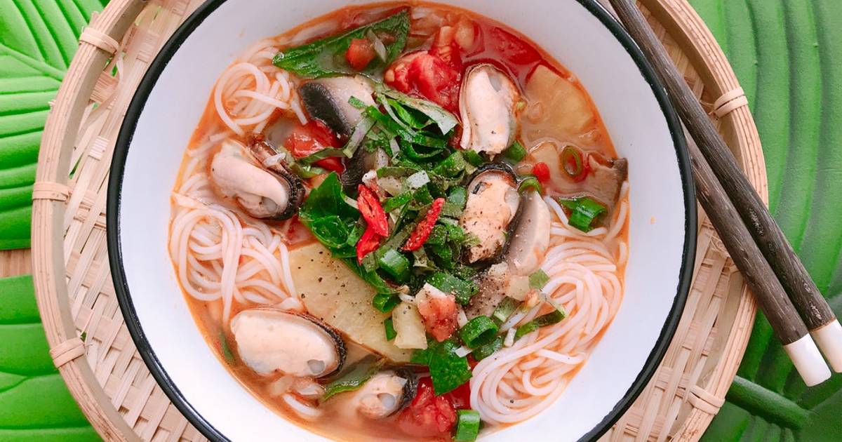 Bún Trai (Vẹm Đen) Chua Cay