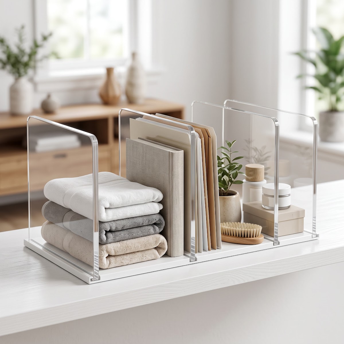 Best Acrylic Shelf Dividers for Closets (2026) - BEST OVERALL — PRODUCT SHOT