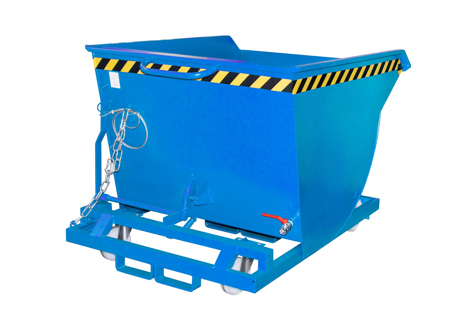 Spaander-kiepcontainer SKM 50, gelakt, Lichtblauw
