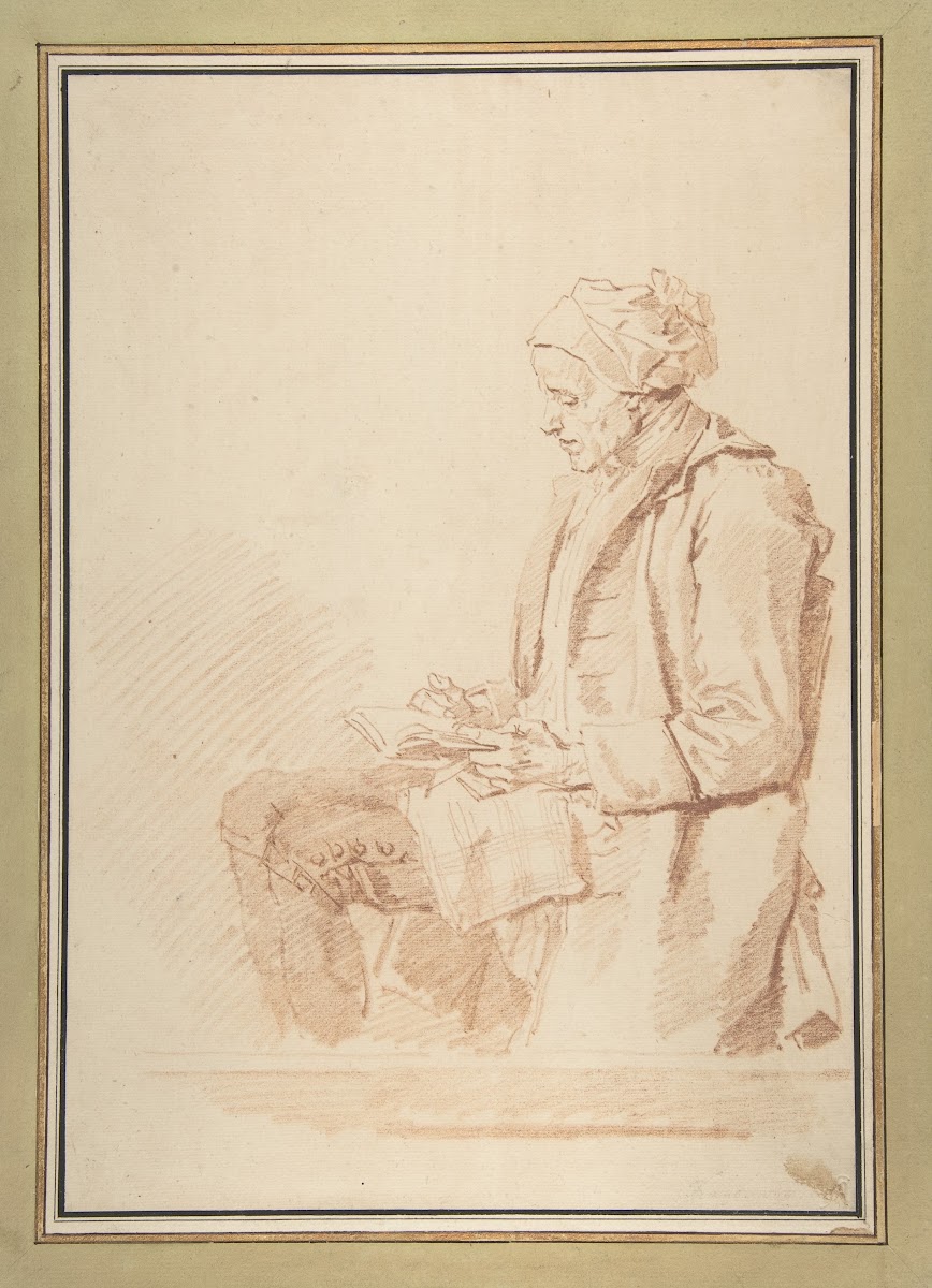 Seated Man Reading 1774