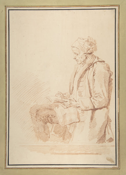 Seated Man Reading 1774