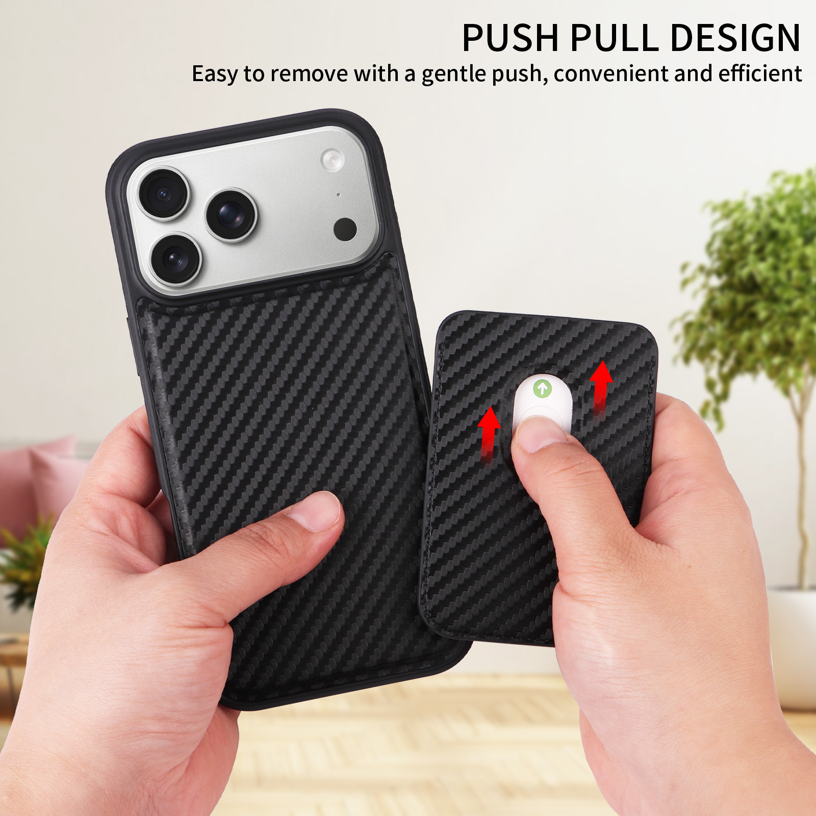 Protective case for iPhone, shockproof, with magnetic mount