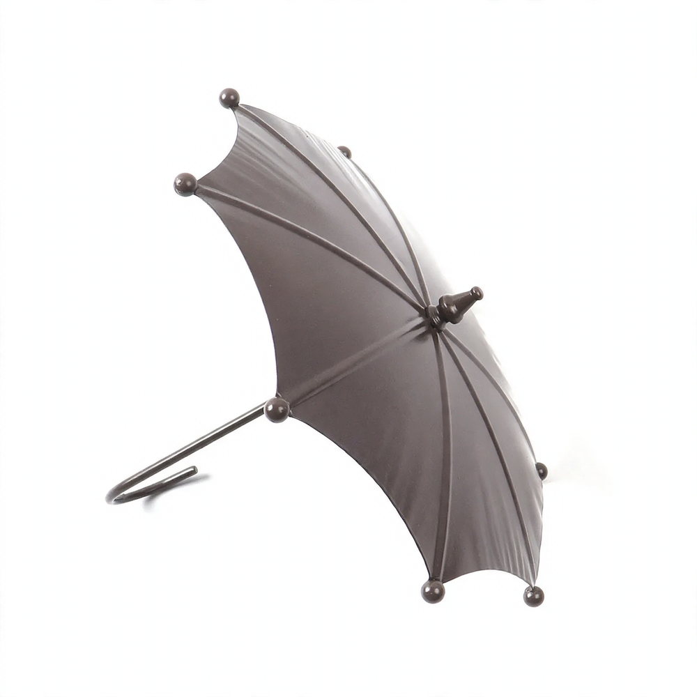 Iron bird bath in umbrella shape