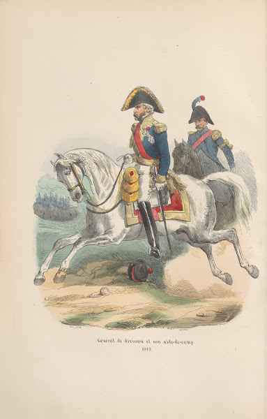 Général de division et son aide de camp 1812 1844