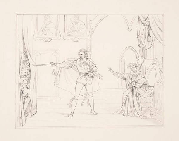 How now a rat Dead for a ducat dead Hamlet act III sc IV 1848