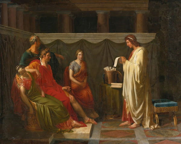 Virgile Lisant Son Enéïde Devant Auguste 1817