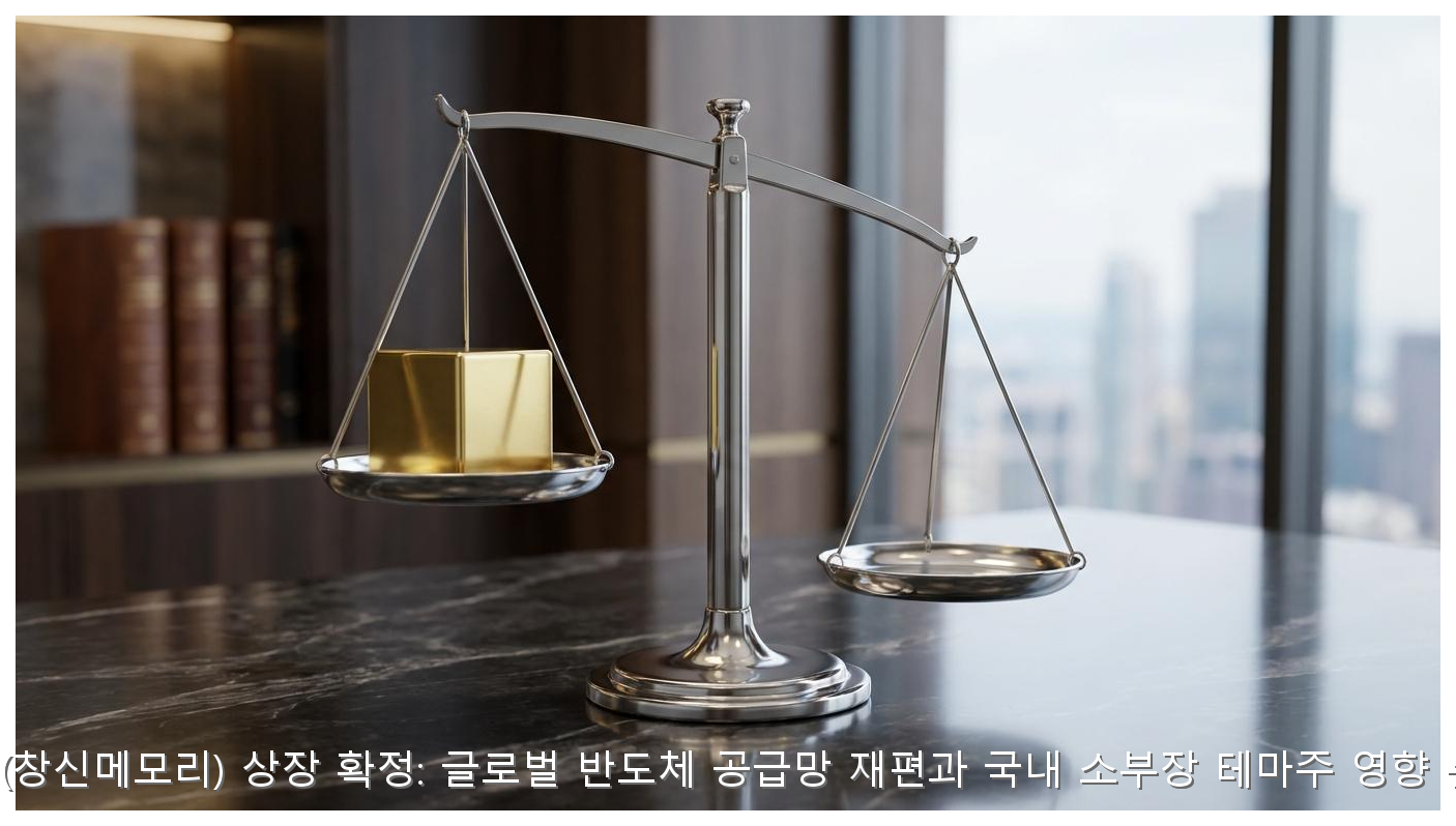 중국 CXMT(창신메모리) 상장 확정: 글로벌 반도체 공급망 재편과 국내 소부장 테마주 영향 분석 가이드 핵심 안내 및 분석 인포그래픽 (4)