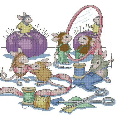 DIM13731 House Mouse Designs Sew Busy