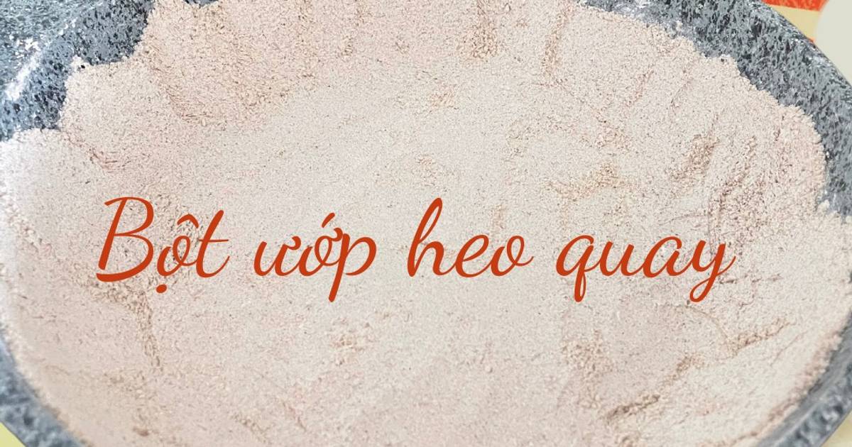 Bột ướp heo quay