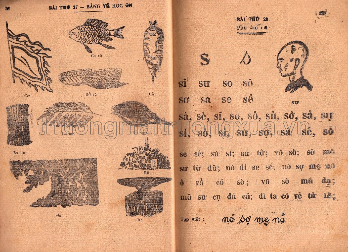 Sách học Quốc văn lớp năm (1952) - Trang 199