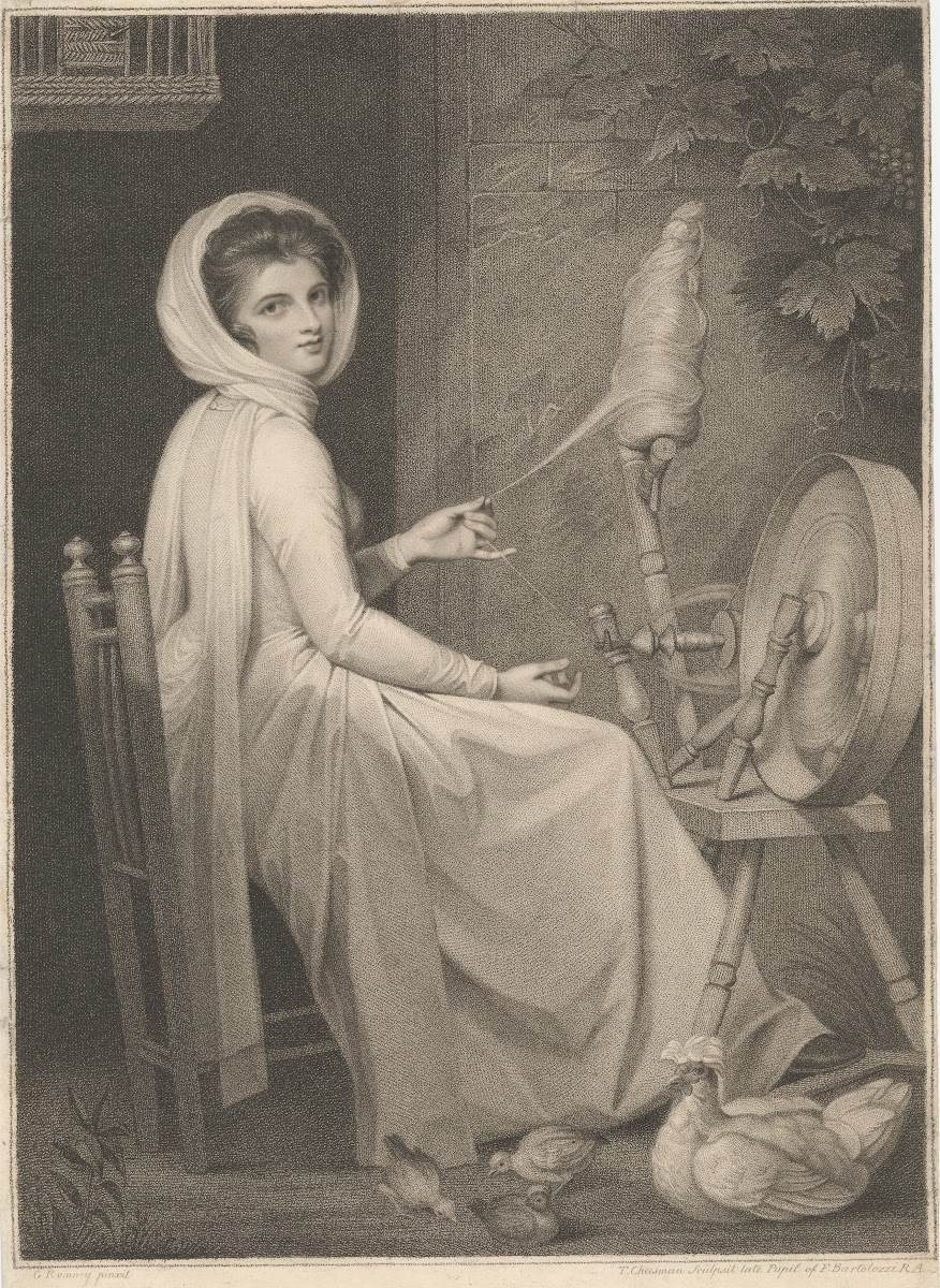 Lady Hamilton as the Spinster 1789