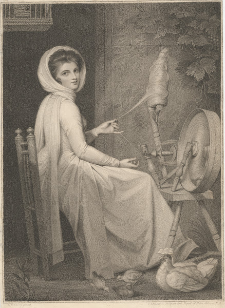 Lady Hamilton as the Spinster 1789