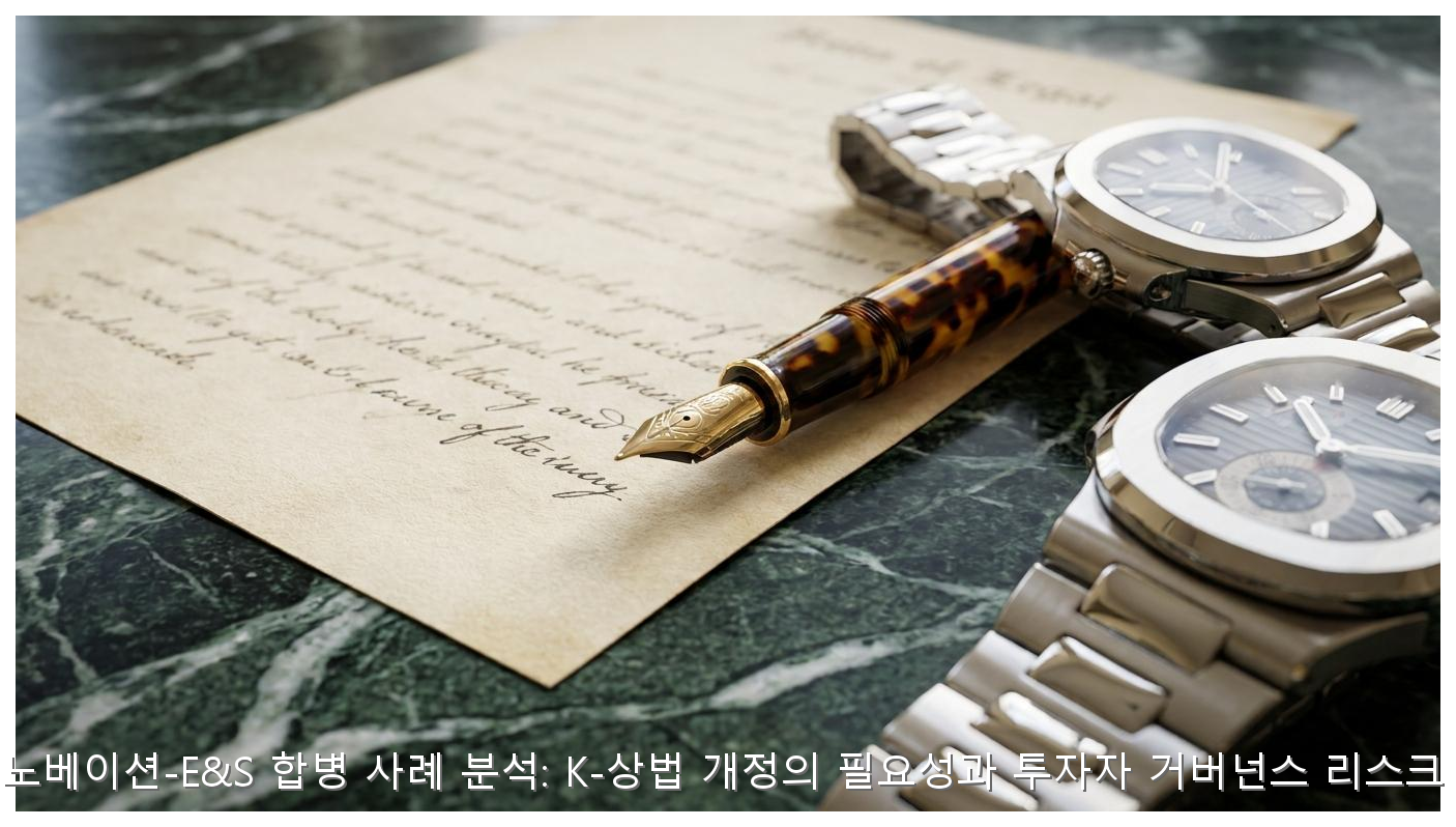 SK이노베이션-E&S 합병 사례 분석: K-상법 개정의 필요성과 투자자 거버넌스 리스크 관리 핵심 안내 및 분석 인포그래픽 (4)