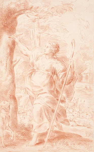 Hyrdinde der ridser i en træstamme 1686  1738