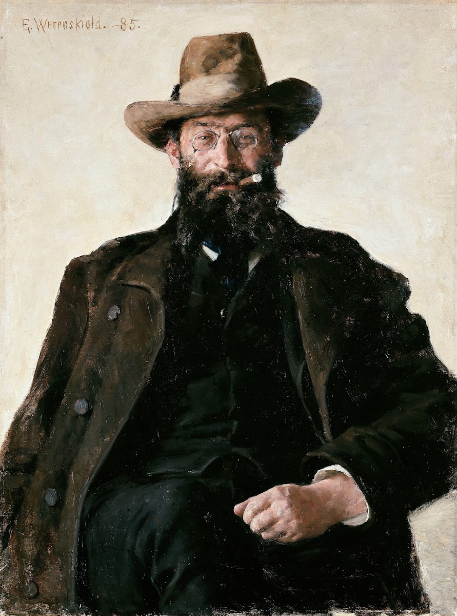 Portrait of Professor Amund Helland 1885