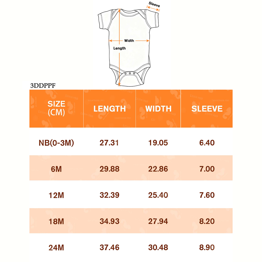 AOP 3D Baby Romper