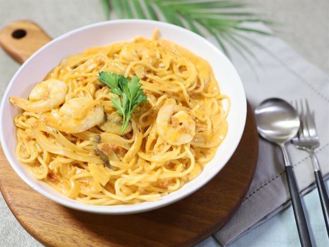 Spaghetti Tôm Sốt Cà Chua