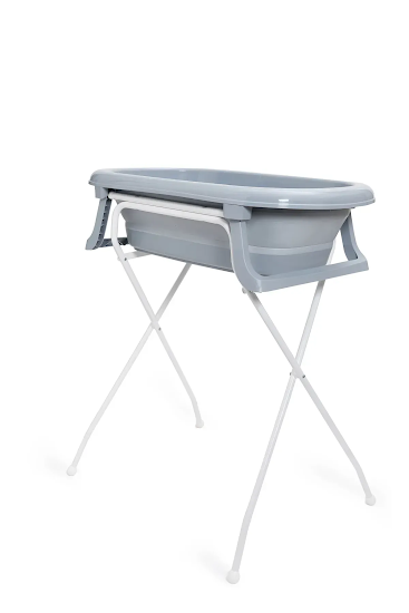 Stand for children's folding bathtub Tega white