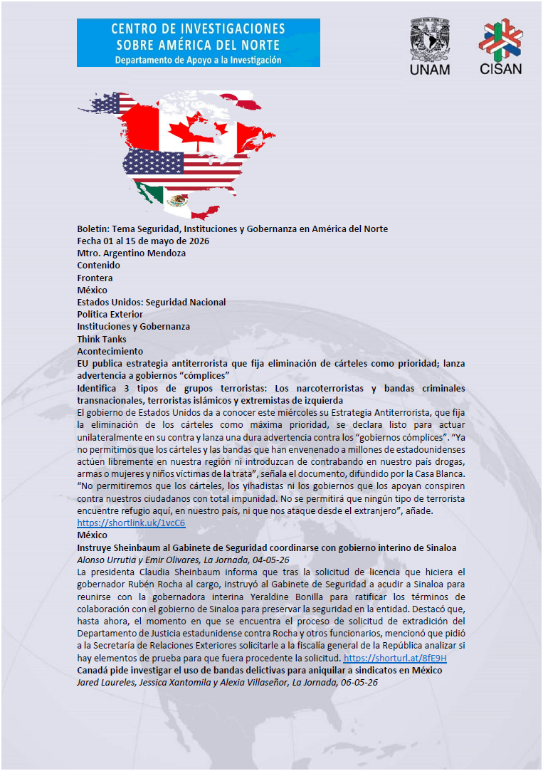 Portada del boletín