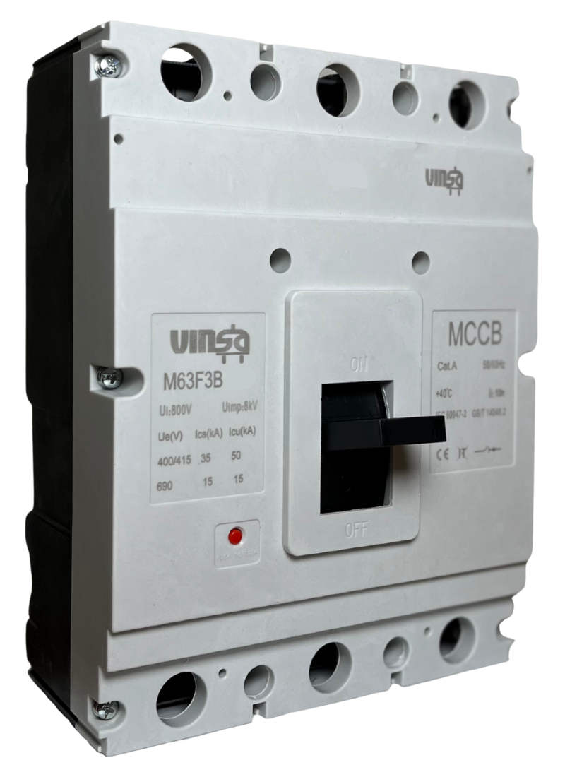 Moulded Case Circuit Breaker (MCCB) M63F 500A 3P 35kA