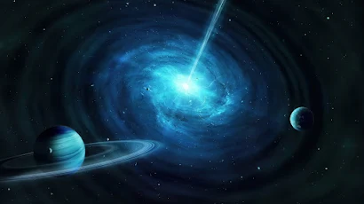 Quasar Scifi   Space 4K Wallpaper