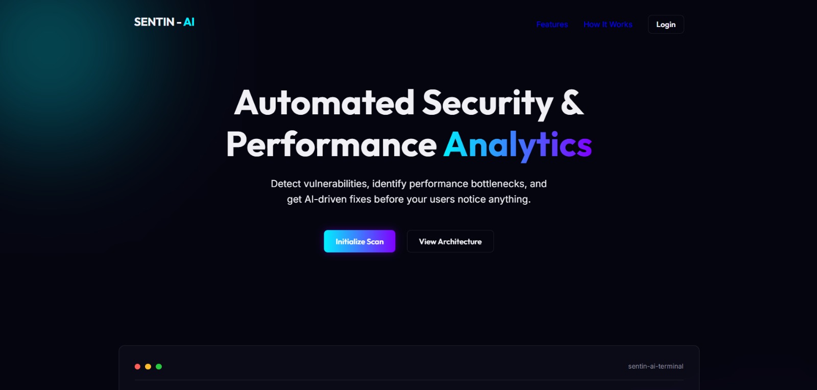 Sentin AI Screenshot