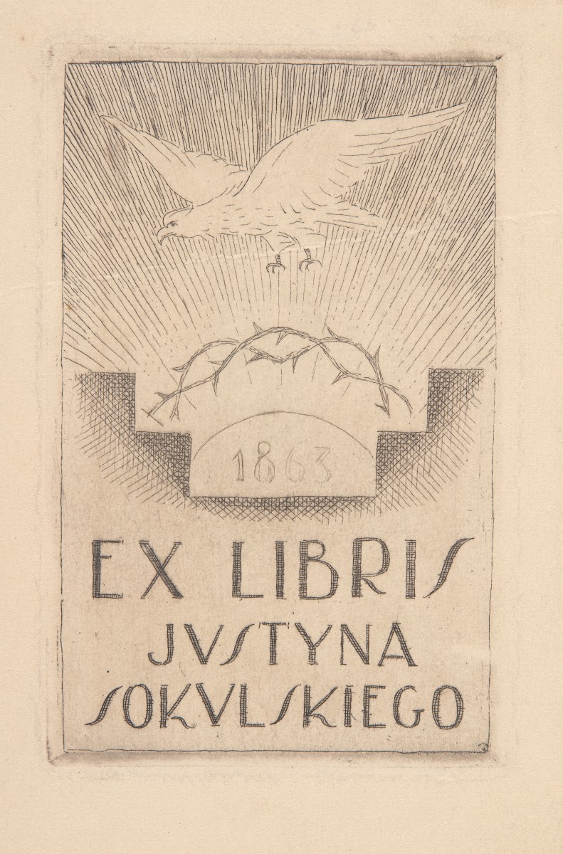 Ekslibris Justyna Sokulskiego 1872 1949 1927