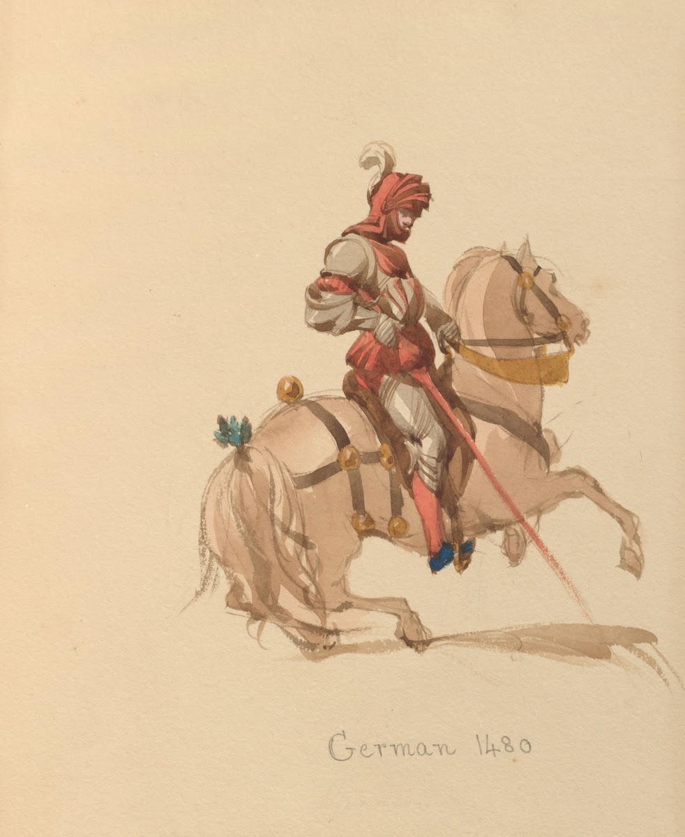 Sketches of costume Pl026 1842
