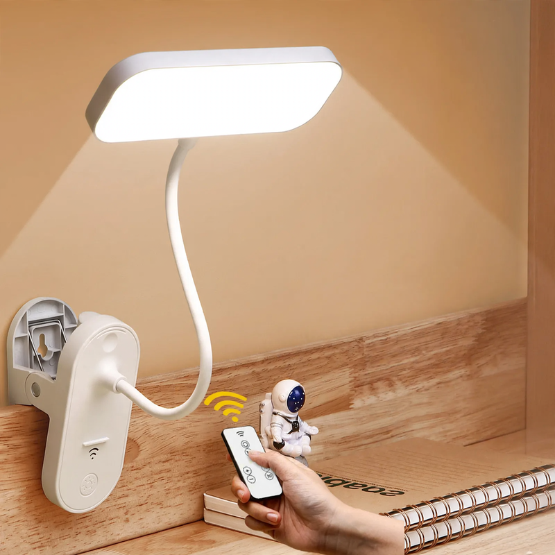 LED-Klemmlampe für Studium und Lesen, augenschonend