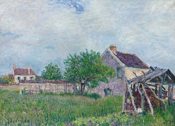 Vieille Chaumière Aux Sablons 1885